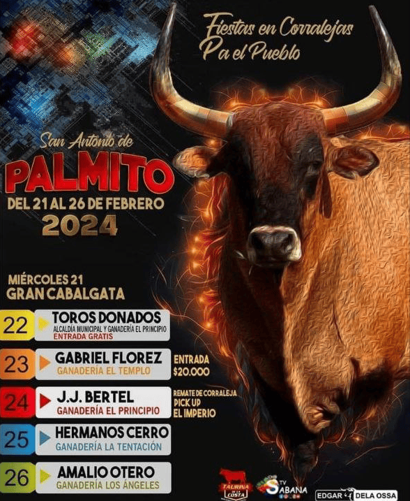 TOROS SAN ANTONIO DE PALMITO 21 A 26 FEBRERO 2024