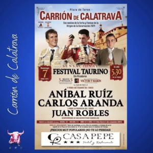 TOROS CARRIÓN DE CALATRAVA 7 ABRIL 2024