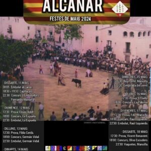TOROS ALCANAR 11 A 19 MAYO 2024