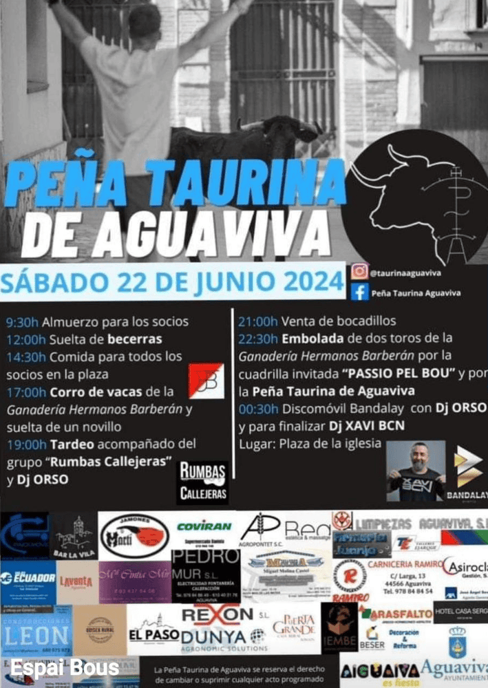TOROS AGUAVIVA 22 JUNIO 2024