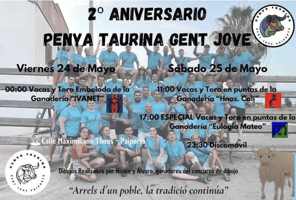 TOROS PAIPORTA 24 Y 25 MAYO 2024