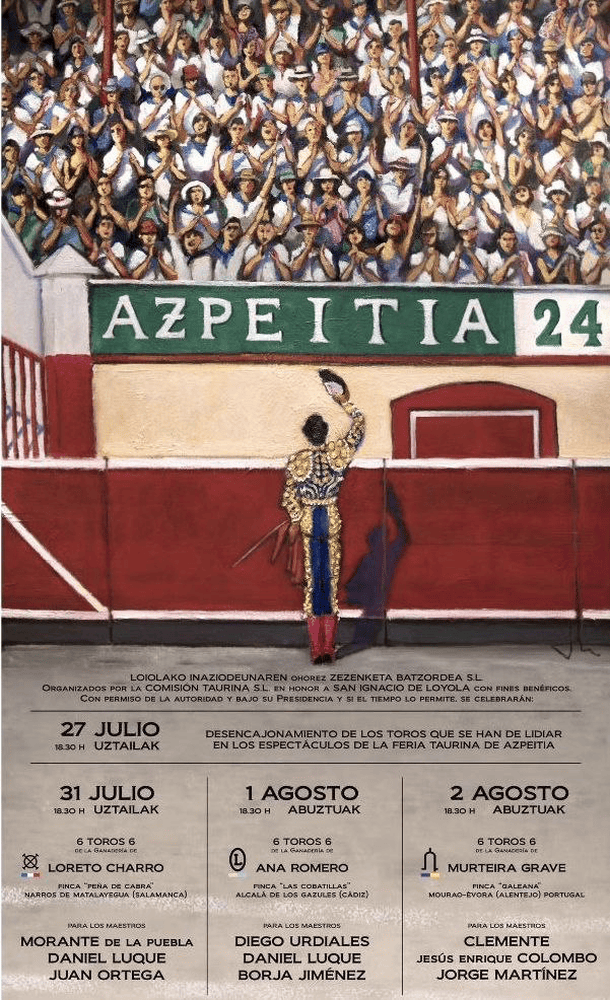 TOROS AZPEITIA 27 JULIO A 2 AGOSTO 2024