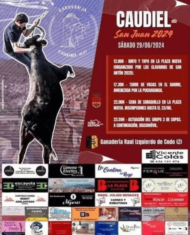 TOROS CAUDIEL 29 JUNIO 2024