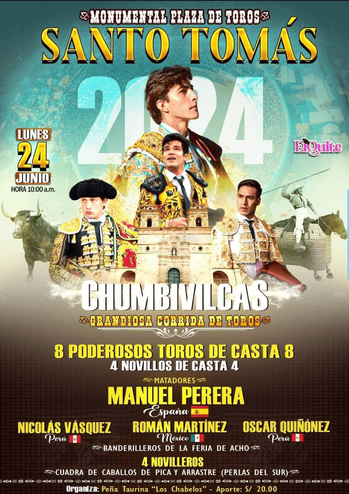 TOROS CHUMBIVILCAS 24 JUNIO 2024