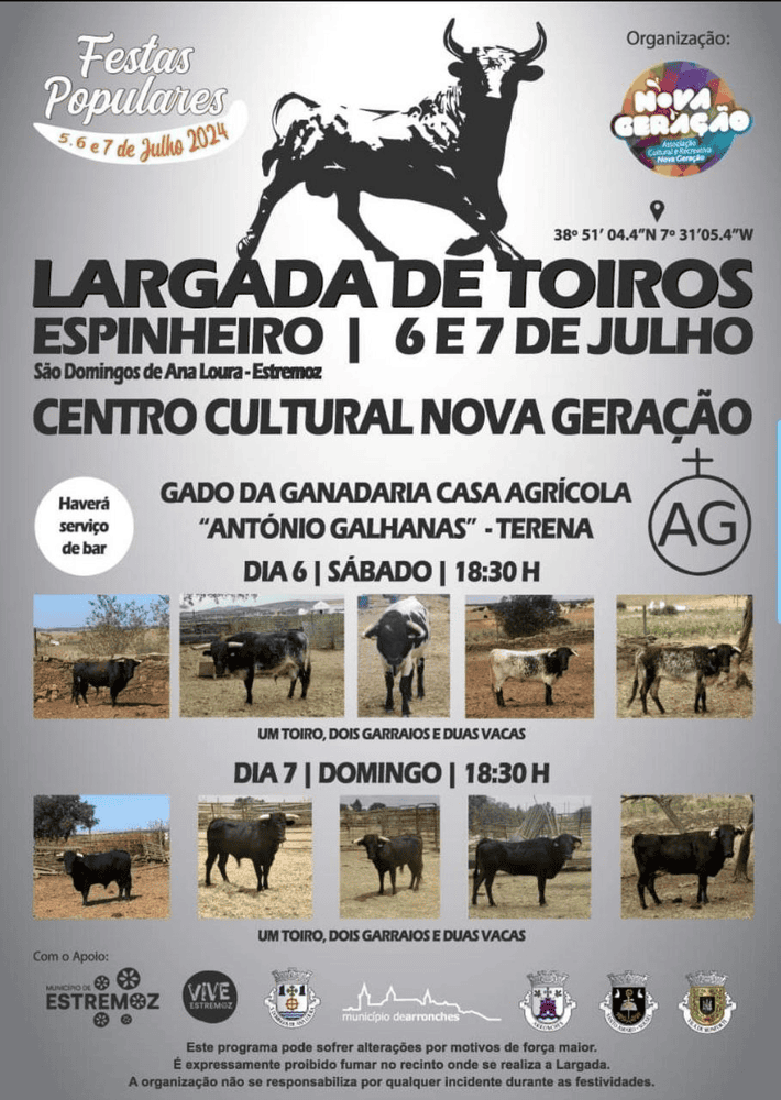 TOROS ESPINHEIRO 6 Y 7 JULIO 2024