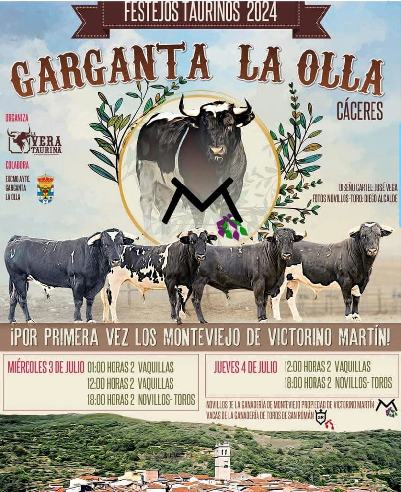 TOROS GARGANTA LA OLLA 3 Y 4 JULIO 2024