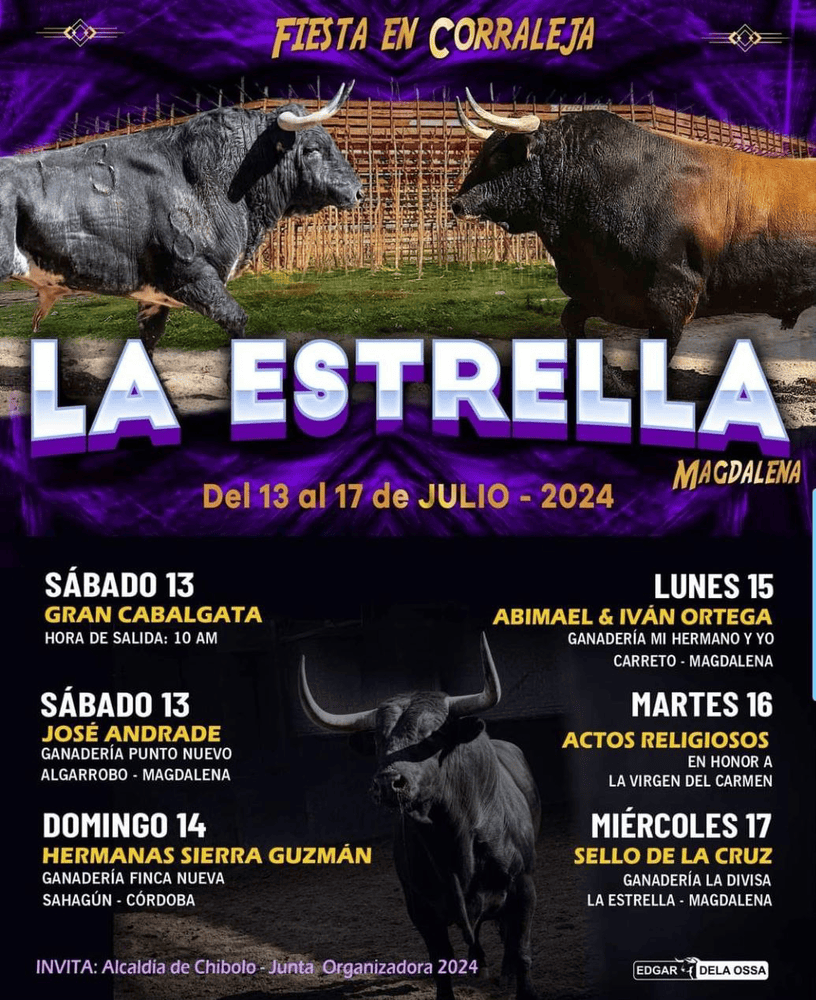 TOROS LA ESTRELLA 13 A 17 JULIO 2024