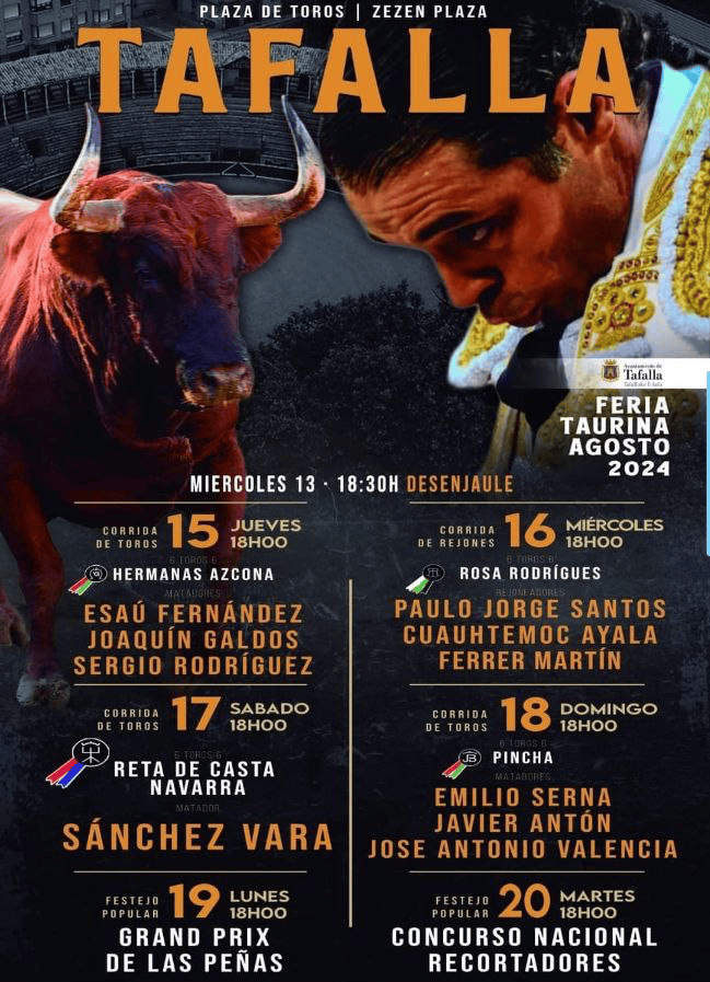 TOROS TAFALLA 15 A 20 AGOSTO 2024