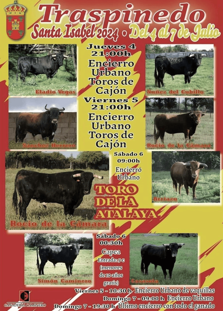 TOROS TRASPINEDO 4 A 6 JULIO 2024