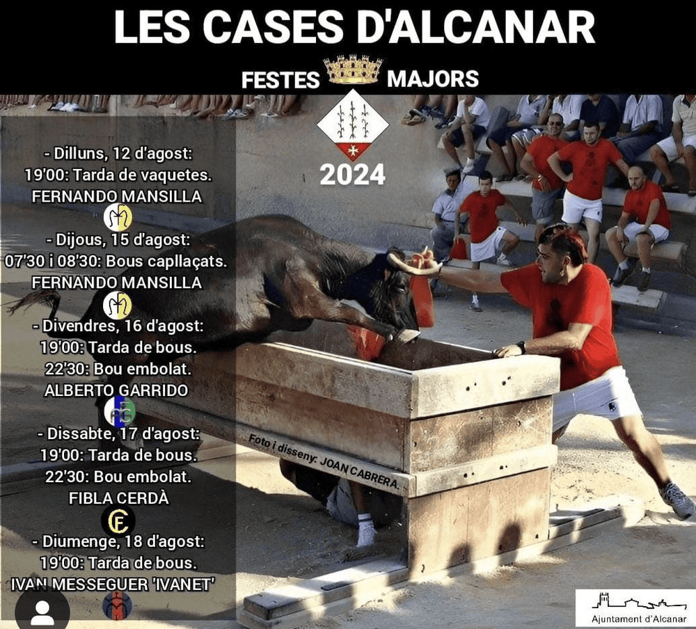 BOUS LES CASES D'ALCANAR 12 A 18 AGOST 2024