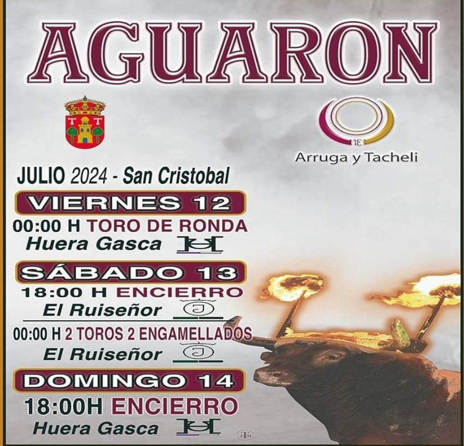 TOROS AGUARON 12 A 14 JULIO 2024