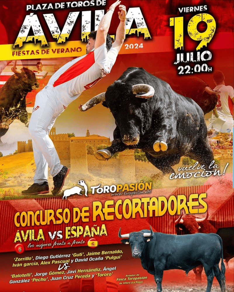 TOROS ÁVILA 19 JULIO 2024