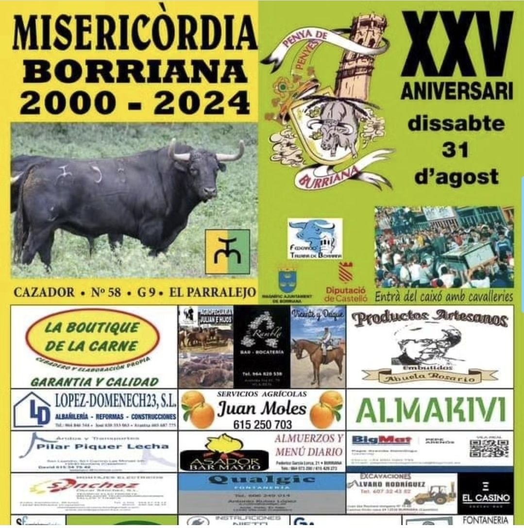 TOROS BORRIANA 31 AGOST 2024