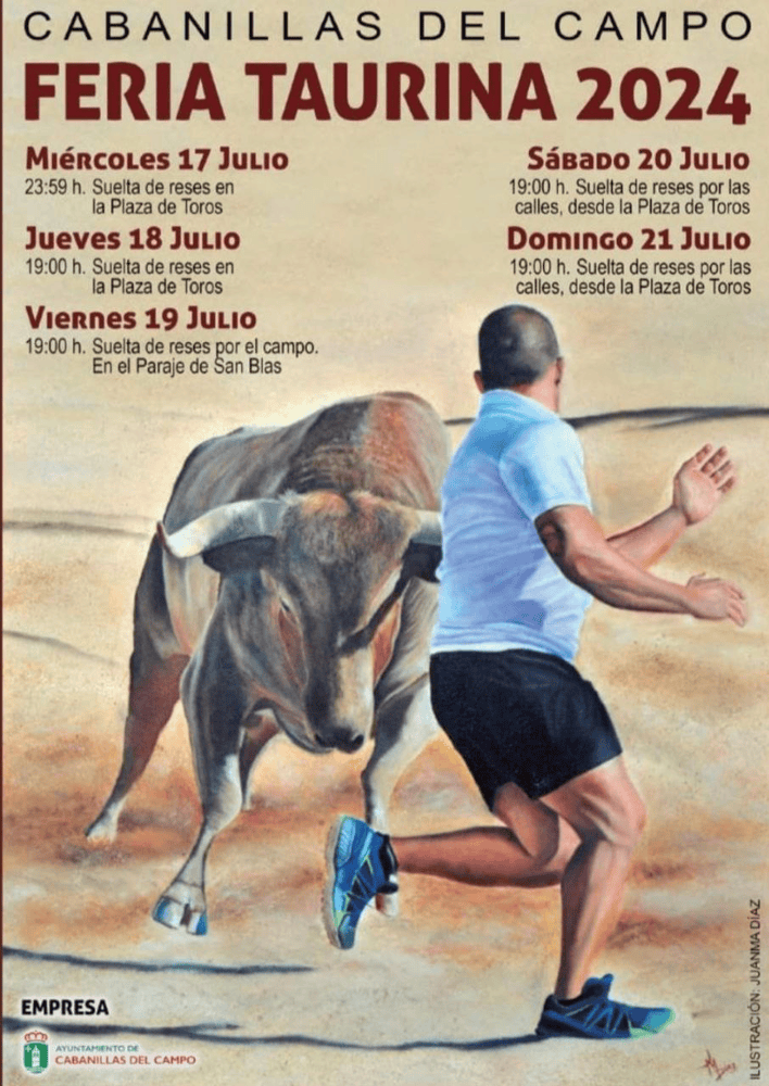 TOROS CABANILLAS DEL CAMPO 17 A 21 JULIO 2024