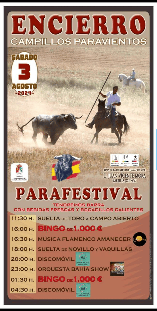 TOROS CAMPILLOS PARAVIENTOS 3 AGOSTO 2024