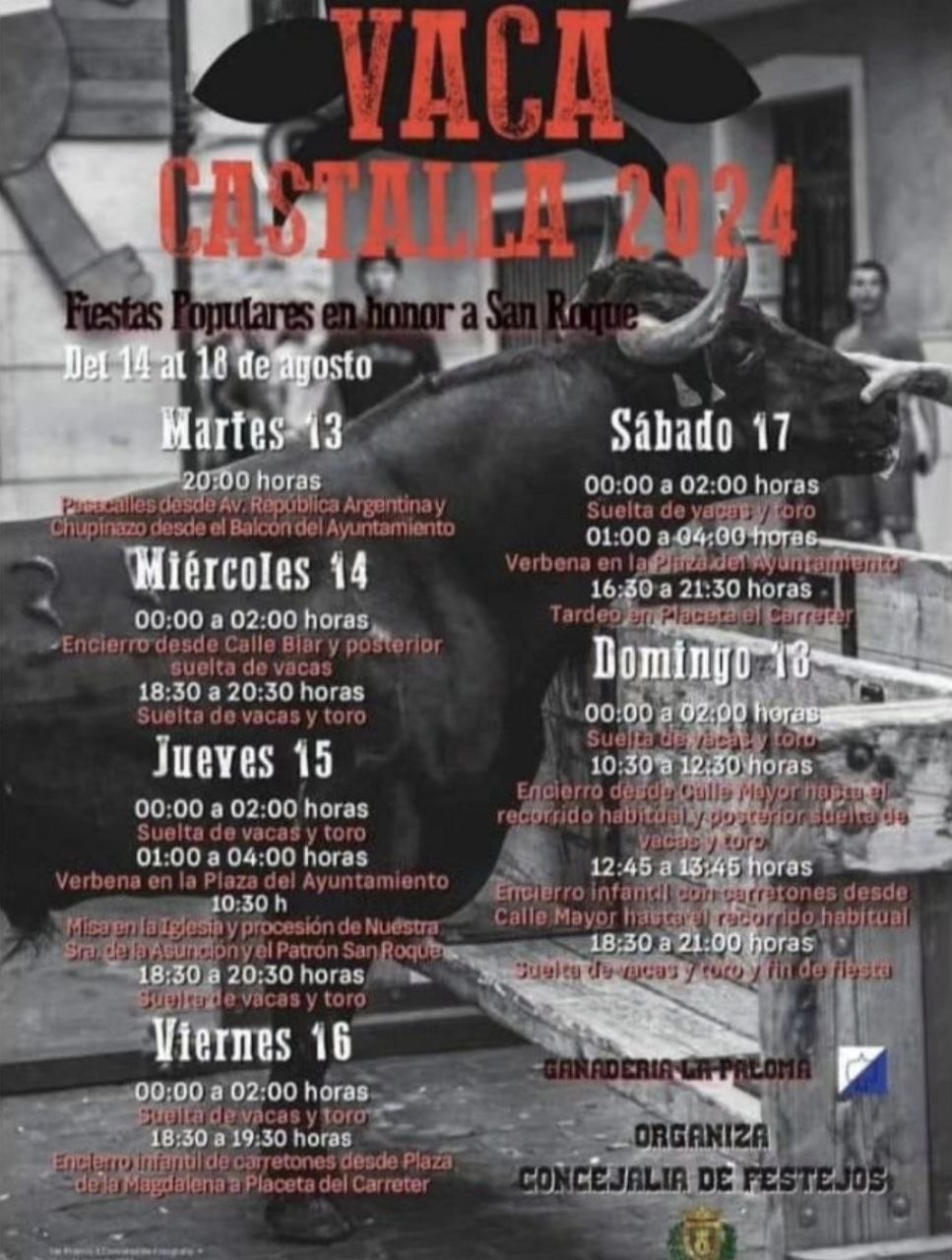 TOROS CASTALLA 14 A 17 AGOSTO 2024