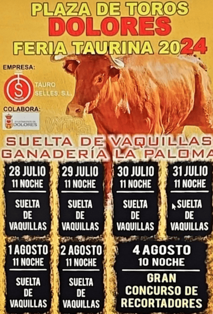 TOROS DOLORES 28 JUL A 4 AGO 2024