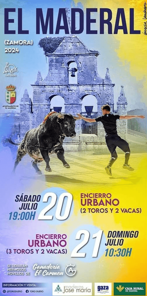 TOROS EL MADERAL 20 Y 21 JULIO 2024