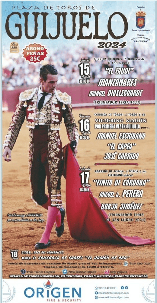 TOROS GUIJUELO 15 A 18 AGOSTO 2024