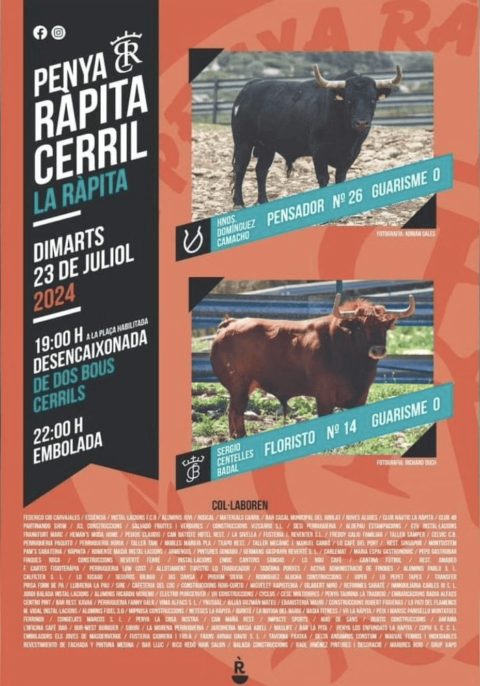 TOROS LA RÀPITA 23 JULIO 2024