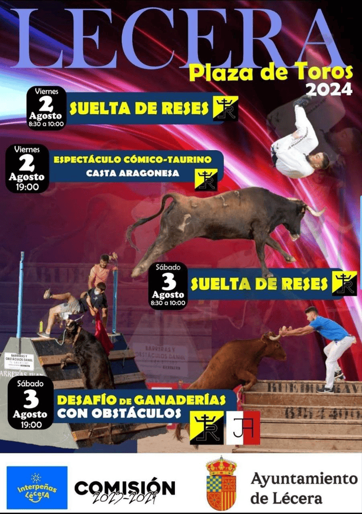 TOROS LECERA 2 Y 3 AGOSTO 2024