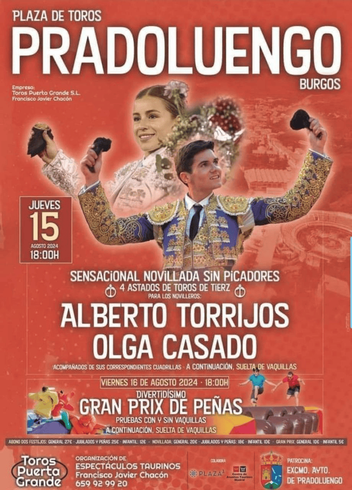 TOROS PRADOLUENGO 15 AGOSTO 2024