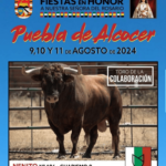 TOROS PUEBLA DE ALCOCER 9 A 11 AGOSTO 2024