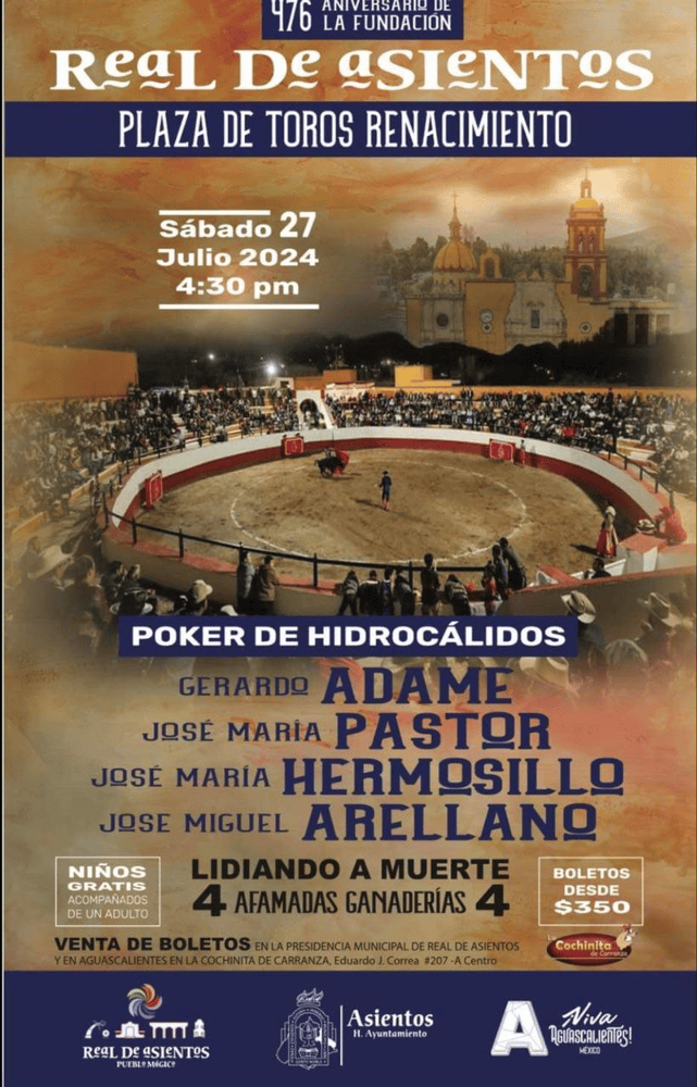 TOROS REAL DE ASIENTOS 27 JULIO 2024