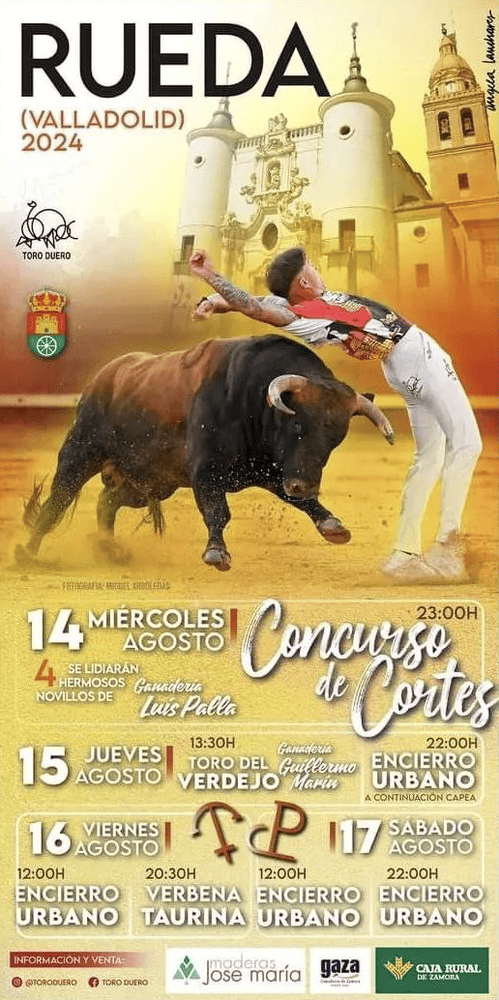 TOROS RUEDA 14 A 17 AGOSTO 2024