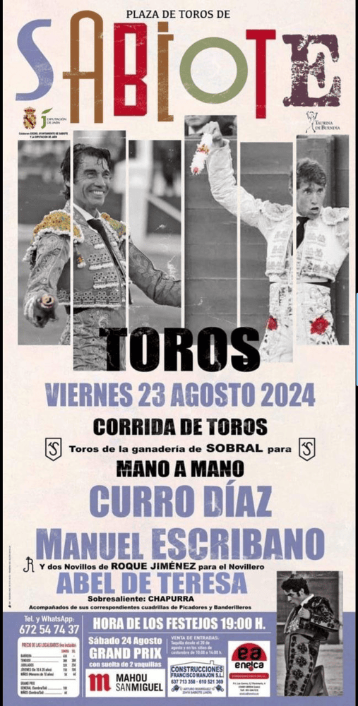 TOROS SABIOTE 23 AGOSTO 2024