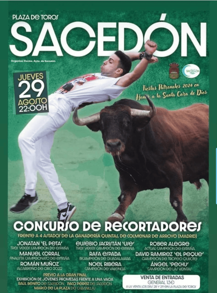 TOROS SACEDÓN 29 AGOSTO 2024