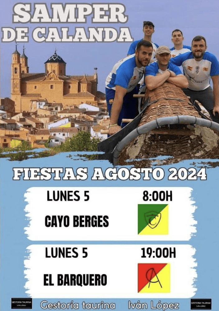 TOROS SAMPER DE CALANDA 5 AGOSTO 2024