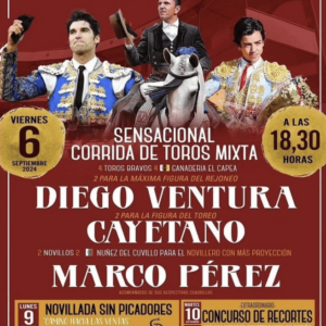 TOROS SAN MARTIN DE VALDEIGLESIAS 6 A 10 SEPTIEMBRE 2024