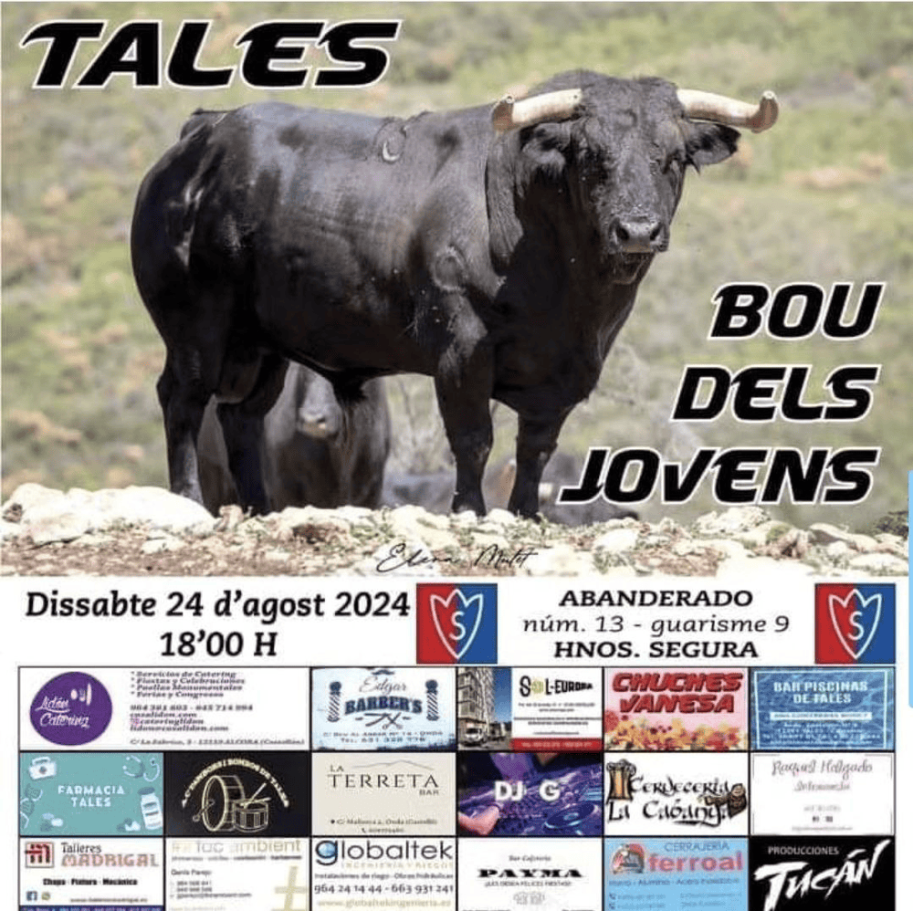 TOROS TALES 24 AGOSTO 2024