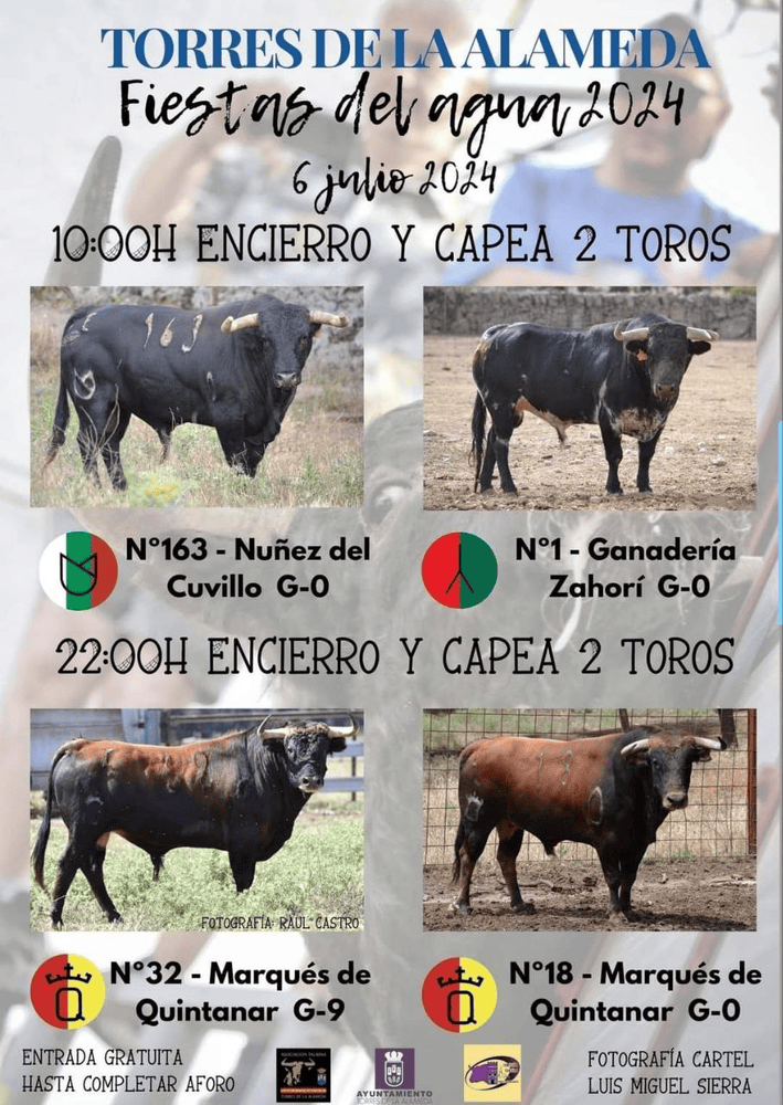 TOROS TORRES DE LA ALAMEDA 6 JULIO 2024