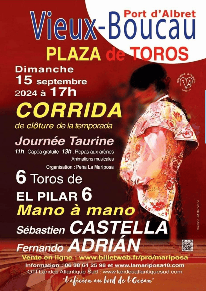 TOROS VIEUX-BOUCAU 15 SEPTIEMBRE 2024