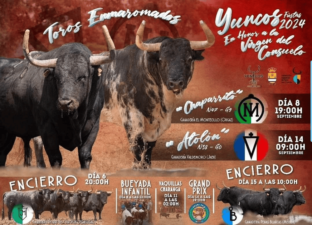 TOROS YUNCOS 6 A 14 SEPTIEMBRE 2024