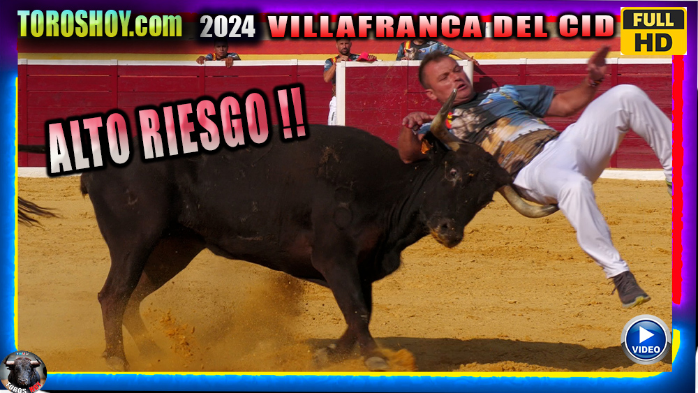 TOROS EN VILLAFRANCA DEL CID 2024 CONCURSO DE RECORTES TOROS TV