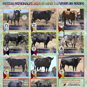 TOROS TORRES DE LA ALAMEDA 5 A 8 OCTUBRE 2024