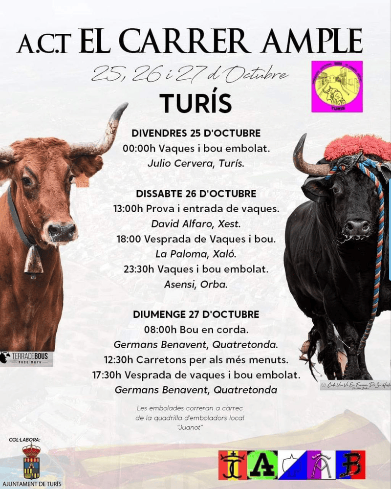 TOROS TURÍS 25 A 27 OCTUBRE 2024