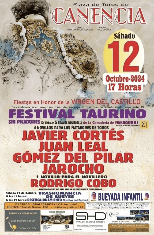 TOROS CANENCIA 12 OCTUBRE 2024