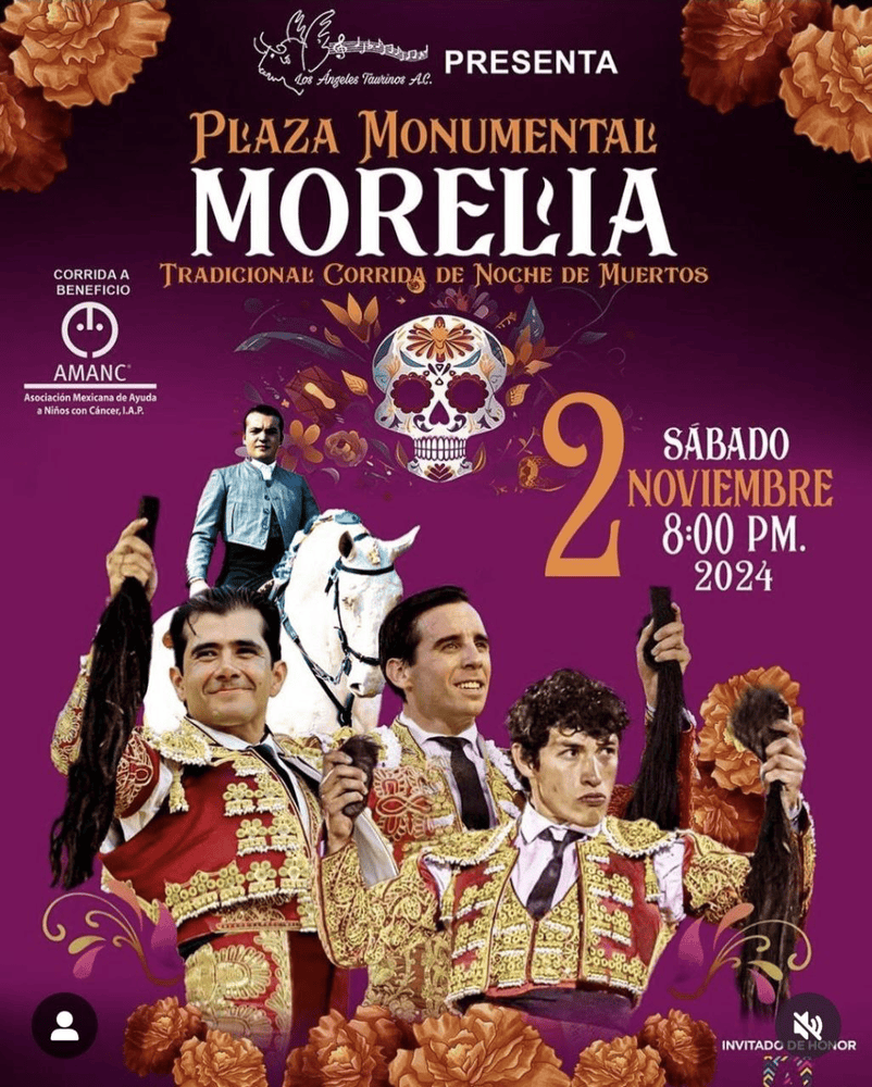 TOROS MORELIA 2 NOVIEMBRE 2024