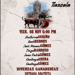 TOROS TLAXCALA 8 NOVIEMBRE 2024