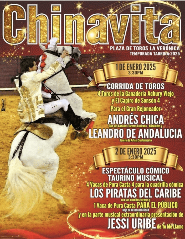 TOROS CHINAVITA 1 Y 2 ENERO 2025