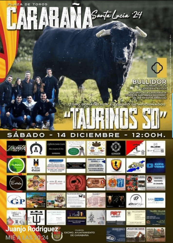 TOROS CARABAÑA 14 DICIEMBRE 2024