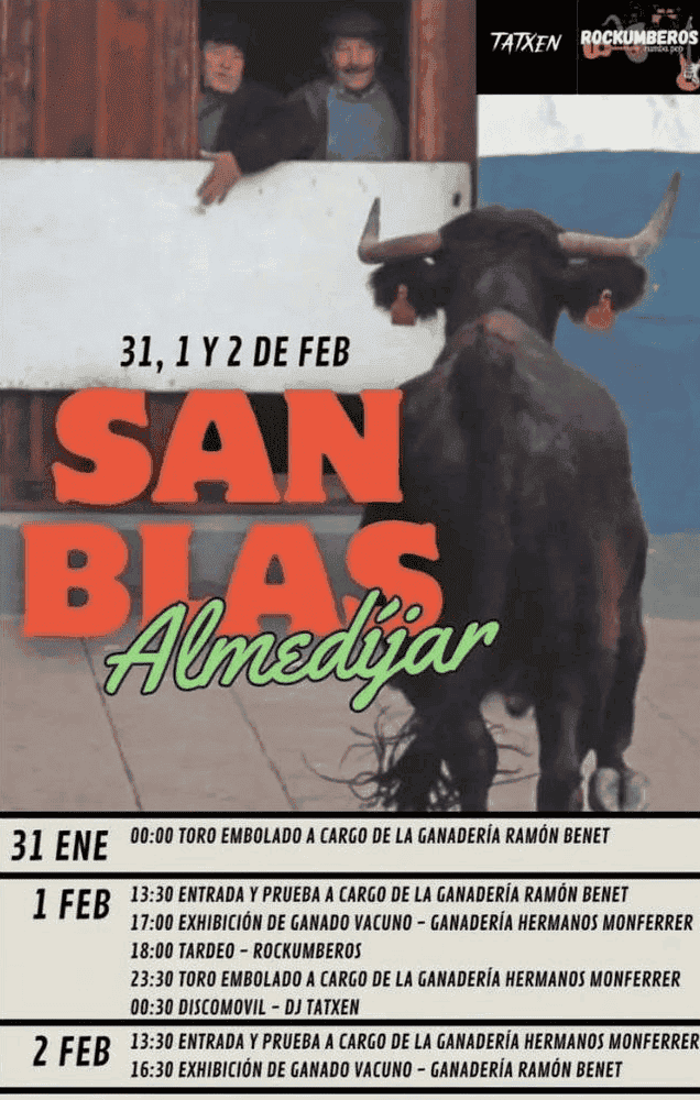 TOROS ALMEDÍJAR 31 ENE A 2 FEB 2025