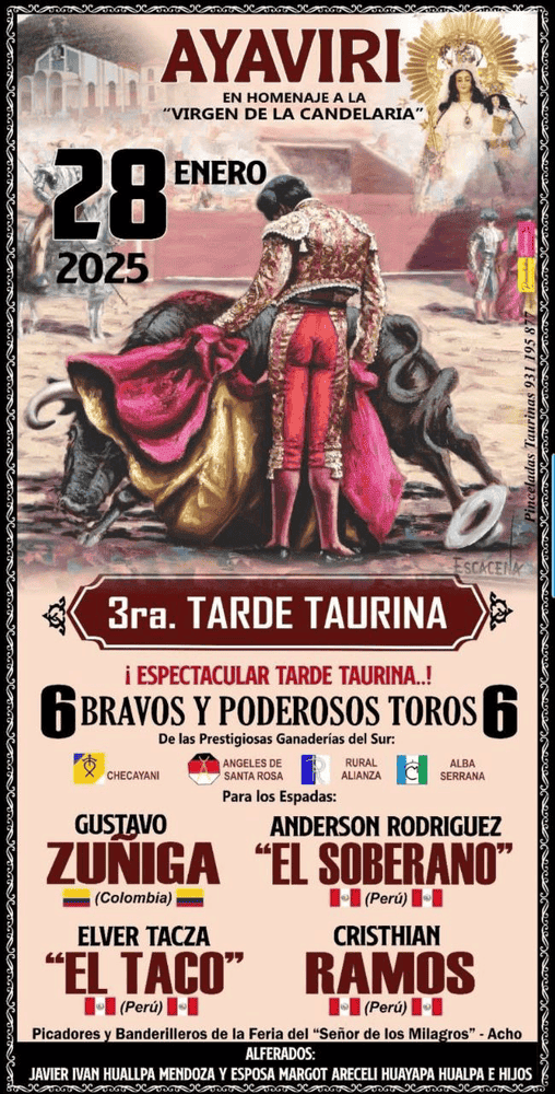 TOROS AYAVIRI 28 ENERO 2025