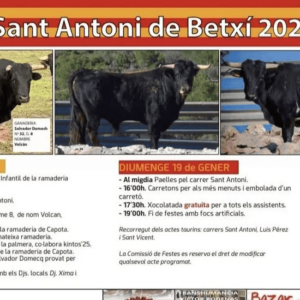 TOROS BETXÍ 18 A 19 ENERO 2025