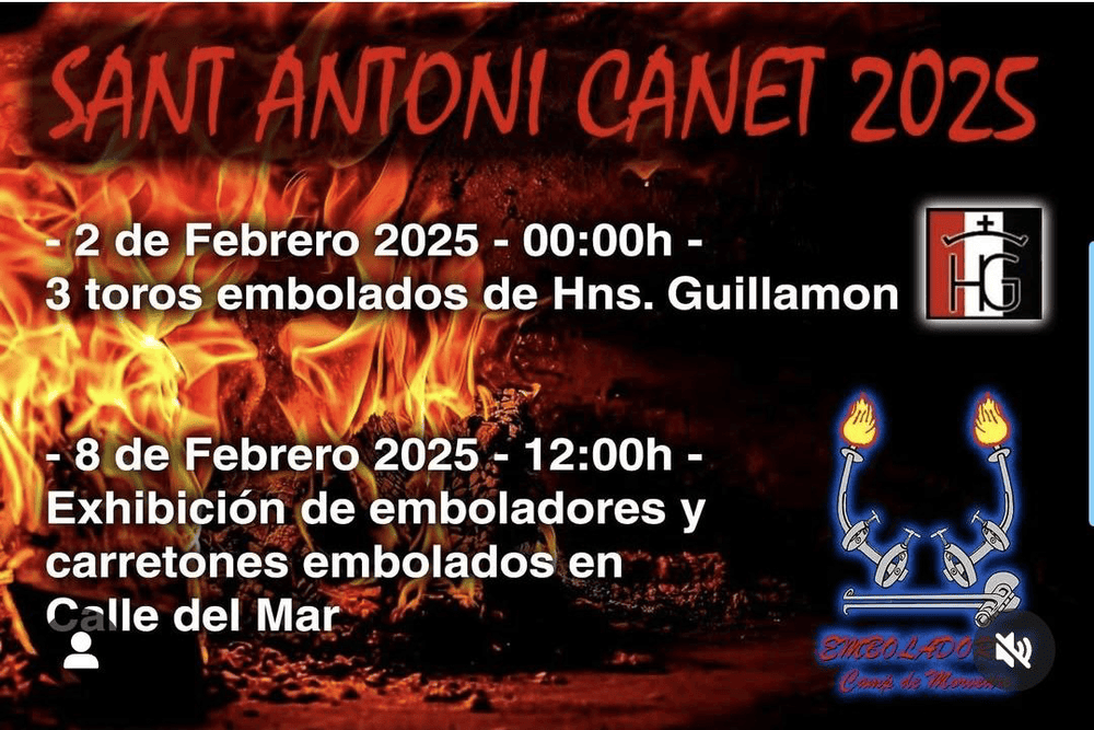 TOROS CANET D'EN BERENGUER 2 Y 8 FEBRERO 2025