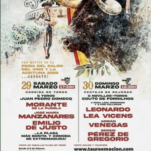 TOROS ALMENDRALEJO 29 Y 30 MARZO 2025